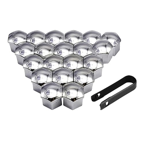 MERISHOPP® 20 Pieces Car Wheel Nut Caps Covers Anti Rust Wheel Rim Cover Wheel Nut Caps Silver 17mm|Motors | Parts & Accessories | Car & Truck Parts |20 Pieces Wheel Screw Dust Covers