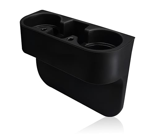 MIKANIX Multifunctional Car Cup Holder & Mobile Device Organizer I Vehicle Storage for Bottles, Cups & Smartphones I Car Interior Accessories Universal for All Cars | SUVs | Van