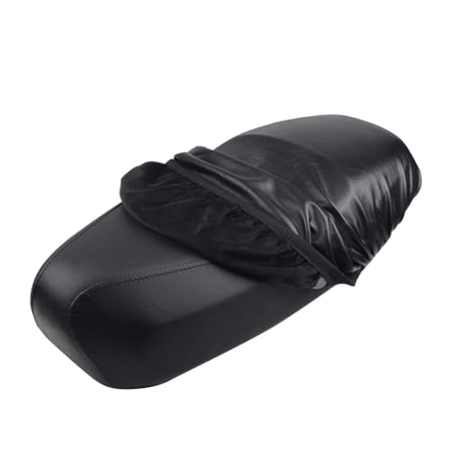 MOKVEE Activa Seat Cover 65 x 35 cm | PU Leather & 3D Mesh Seat Cushion Cover | Removable Washable Seat Protector for Daily Riding | Dust Resistant & Anti Scratch | Black