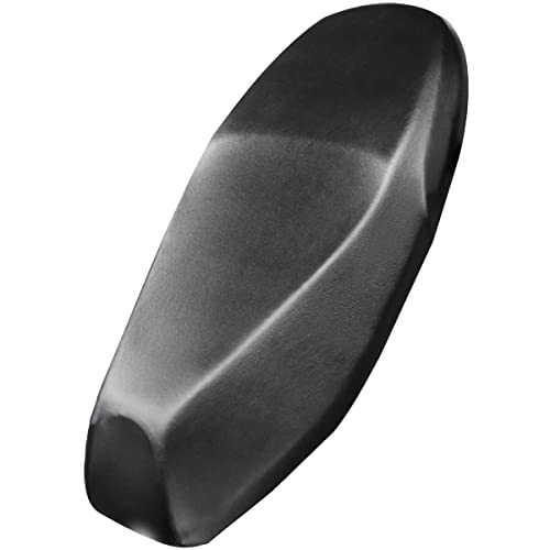 Motorcycle Seat Cover,Breathable PU Leather Motorcycle Seat Protector,Motorbike Seat Cover with Elastic, Motorcycle Rain Seat Cover for Motorcycle Scooter Seat (Black - High Stretch Leather)