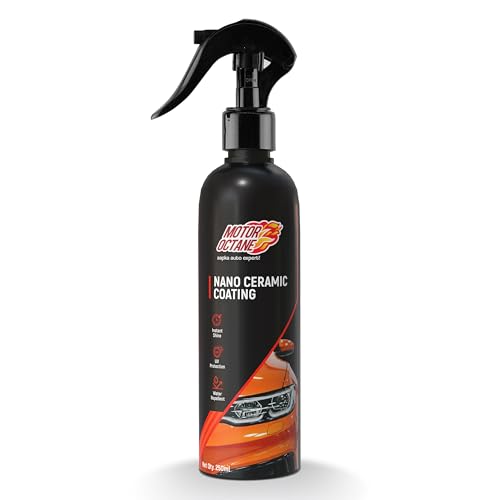 MotorOctane Nano Ceramic Coating for Car & Bike | 250ml (290g) | Easy-to-Apply DIY Spray | High Gloss Finish with UV & Water Repellent Shield | New Car-Like Shine