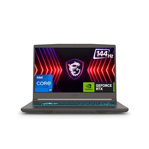 MSI Thin 15, Intel 12th Gen. i7-12650H, 40CM FHD 144Hz Gaming Laptop (16GB/1TB NVMe SSD/Windows 11 Home/Office 2021/NVIDIA GeForce RTX 3050, GDDR6 4GB/Cosmos Gray/1.86Kg) B12UC-2239IN