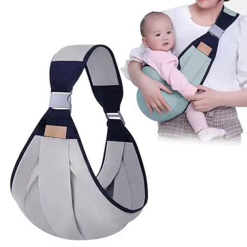 MUREN Baby Carrier for New Born 0-3 Years Adjustable Sling Toddler Wrap Lightweight and Breathable Cotton Cloth, Size Upto 3 Years-Comes in Random Color
