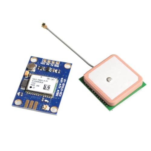 NEO-M8M High Precision GPS Module with Ceramic Active Antenna Support for Galileo GNSS UBX NMEA Protocols Compact SMD Design for Positioning and Navigation Projects