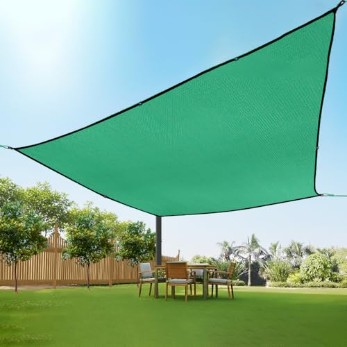 Newtone Multipurpose Shade Net/Green Net - 75% Sunblock (10 ft x 10 ft) | UV Stabilized & Heavy Duty | Ideal for Terrace, Lawn, Balcony & Greenhouse - Green Color