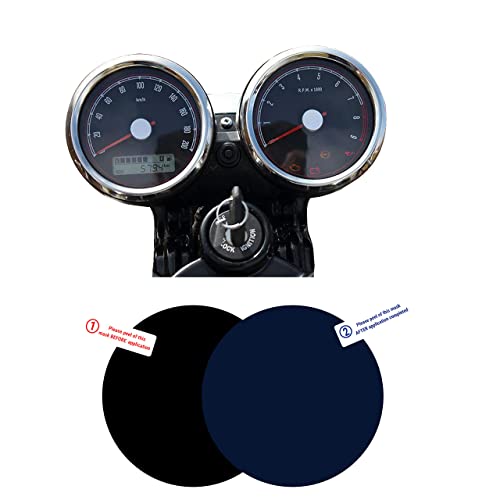 NIKAVI SMSG23 Speedo Meter Screen Protector Scratch Guard Compatible for - Royal Enfield Interceptor continental GT 650