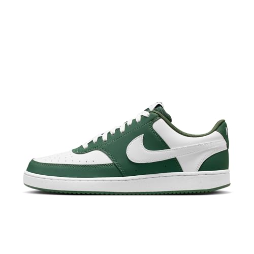 Nike Mens Court Vision Low Fir/White Basketball Shoes UK 8