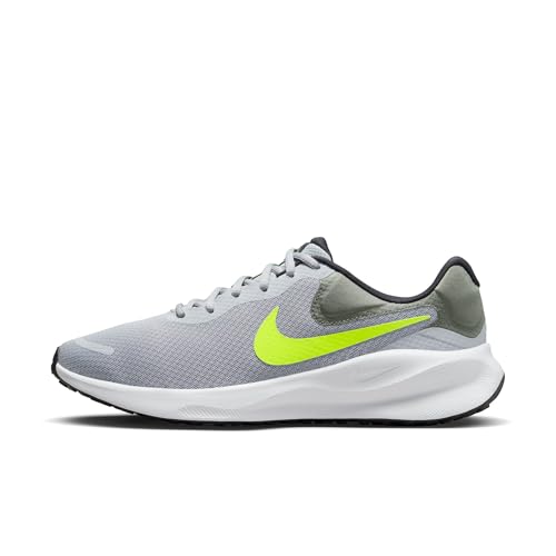 Nike Mens Revolution 7-Wolf Running Shoes Grey/Volt-Smoke Grey-Black-Fb2207-002-6