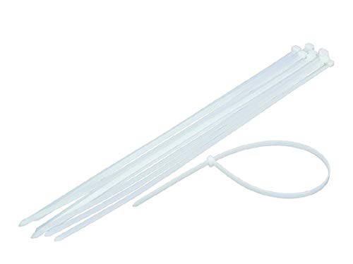 NM- Nylon Cable tie (White) - Pack of 100 (10 Inches)
