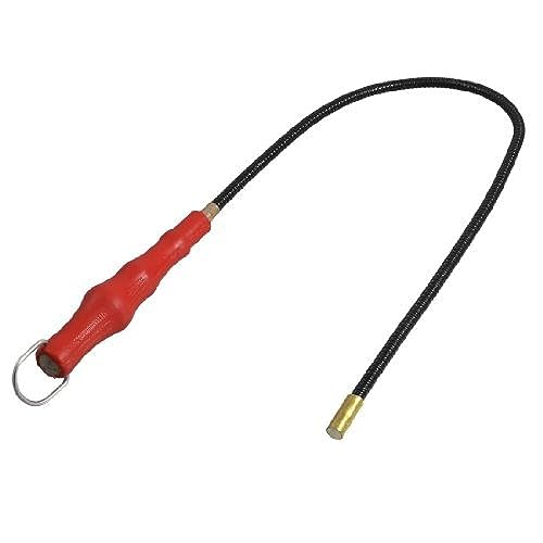 Noctronique Car Repair Plastic Handle Flexible Magnetic Pickup Tool (Red, 24 Inch)