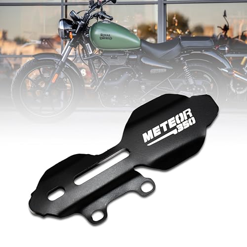 OBEROI'S TRADERS Premium Rear Master Cylinder Guard Compatible with Royal Enfield Meteor 350 (Matt Black)