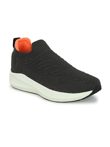 OFF LIMITS Men Royce Walking Shoe, Grey/Orange, 9