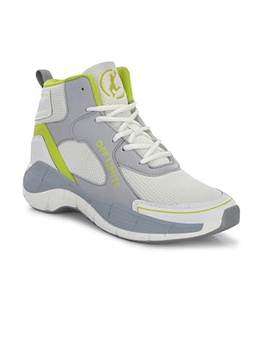 OFF LIMITS Men Zoom MAX White/Grey/Lime Punch, Sneakers-6