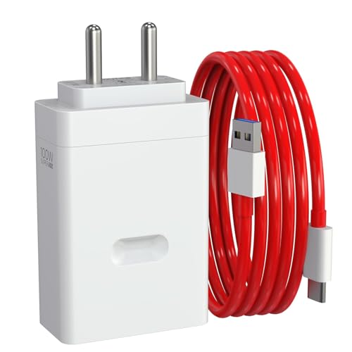 One Plus 100W Original Power Adapter with Type-C Cable Ultra-Fast Charger Compatible with One-Plus 12/12R/11/11R/10/10R, Nord CE 3 Lite 5G, Nord 2T 5G, Nord CE 2 Lite 5G, Nord 5G Combo