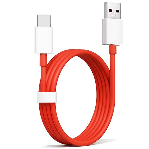 One Plus Fast 100W Original USB Type C Data Sync Fast Charging Charger Cable for One Plus 15,15r, 13,13s,13r,12,12r,11,11r,10,10r,10t,10pro,9,9rt,9r,9pro,8,8t,7t,7pro,Nord 6,5,CE5,CE4,CE3,CE2lite,4,3