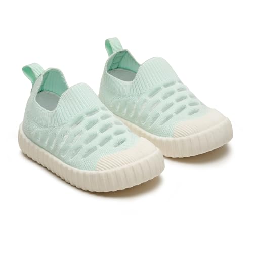 ONYC Cloudy Toddlers's First Step Walking Shoes - Sea Green (Unisex for Boys and Girls) (2.5 Years)