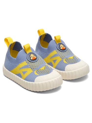 ONYC Duckie Toddlers's First Step Shoes - Sky Blue & Yellow (Boys)