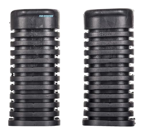 PARI ENTERPRISE Motorcycle Footrest Rubber Set (Pair) | Compatible with CD100/SHINE Models(SMALL HALL)