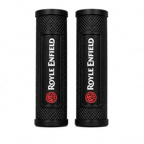 PARI Enterprise Premium Motorcycle Handle Grip Cover Set | Comfortable & Durable Riding Grip Cover | Compatible with Royal Enfield Motorcycles | Pair (Royal Enfield)