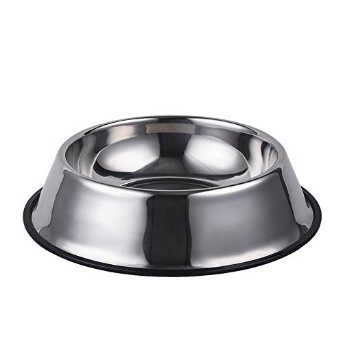 Pets Empire Steel Feeding Bowl for Big Breeds for Dogs (XL)