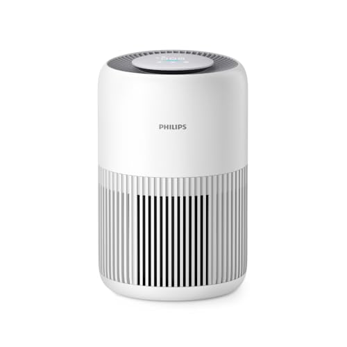 Philips AC0920 Smart Air Purifier for Home| Real Time AQI Display | Covers upto 300 sqft|Removes 99.97% of Viruses,Allergens,Dust and PM2.5 |HEPA Filter| Life Upto 9000 Hrs | Ideal for Bedrooms, White