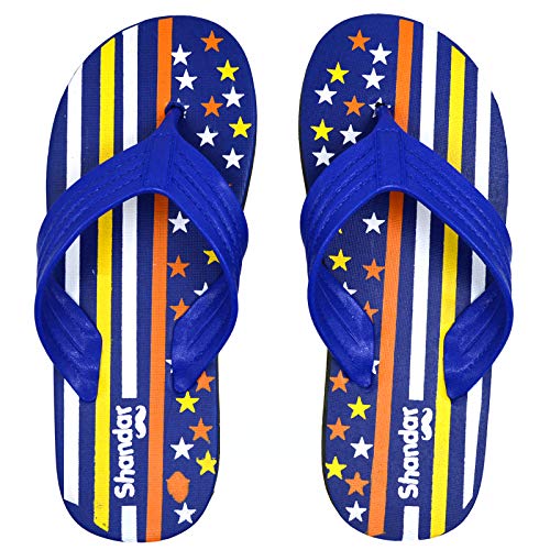 POLITA men's Flip-Flops and Slippers, Blue (10)