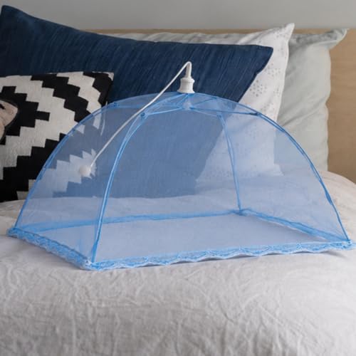 Portable Baby Mosquito Net, 0-12 Months, Free Standing, Bottomless Design, with Mesh and Microfiber Covers