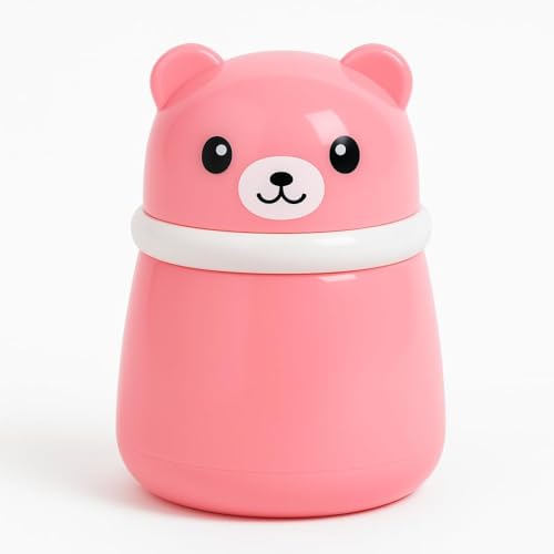 Portable Baby Skin Care Baby Powder Puff With Box Holder Container For New Born & Kids For Baby Face & Body (PINK)