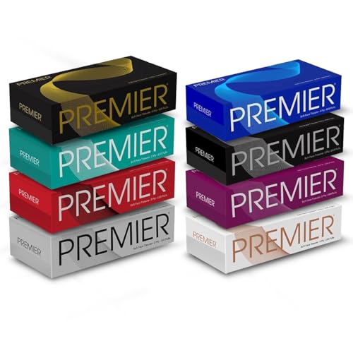 Premier Box Face Tissue Papers 100 Pulls 2Ply (Pack of 8, 800 Pulls,1600 Sheets) In Safe Cartoon Packaging