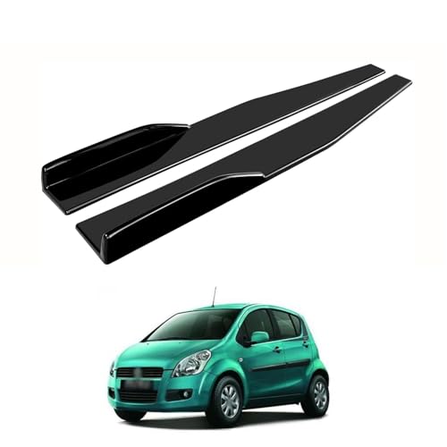 PRIKNIK 75cm Car Side Skirt Rocker Splitters, Diffuser Winglet Extensions, Side Trim Spoiler Lip, Universal Bottom Line Side Skirts for Cars Compatible with R-itz