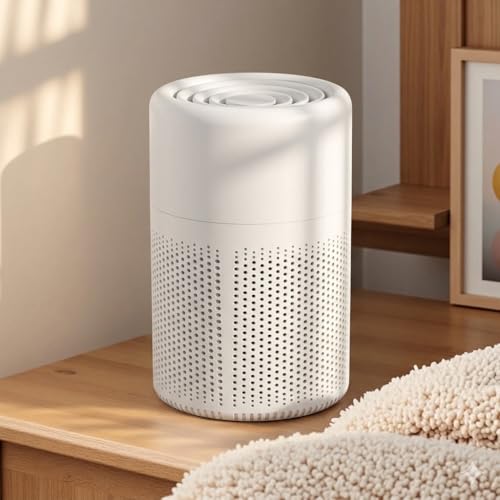 PROTON™ Mini Portable Air Purifier for Home & Bedroom | True HEPA Filter, 0.3 Micron Filtration | USB Powered, Low Noise 30dB | Covers 305 Sq Ft | Compact Desktop Air Cleaner for Office, Car & Travel