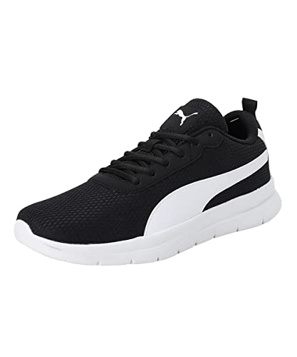 PUMA | Ultimate Ease Men's Running Shoes | Black-White | 8UK