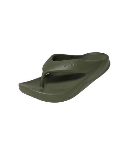 Puma Unisex-Adult Wave Flip RES Flip Flops Covert Green - 8