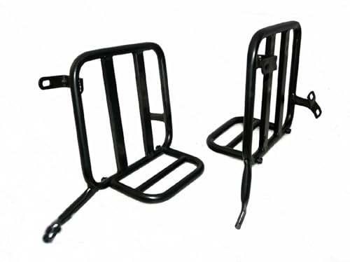 Pure Biking Pannier Saddle Stay Carrier Both Side Compatible with 2012 to 2020 Classic 350/500CC Black Powder Coated