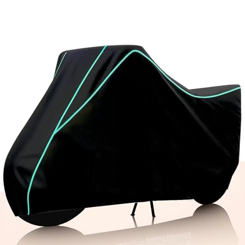 Puroma Bike Body Cover Compatible Dustproof Scratchproof - Motorcycle Cover for Two Wheeler, Outdoor Full Bike Cover with UV, Rain Protection Heavy Duty