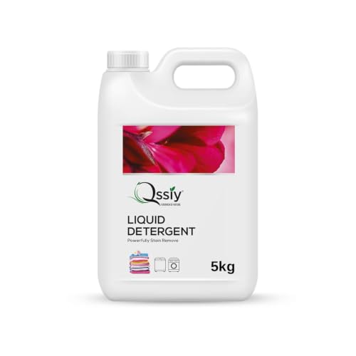 Qssiy Liquid Detergent Suitable For Top Load & Front Load Washing Machine 5L (Lily)