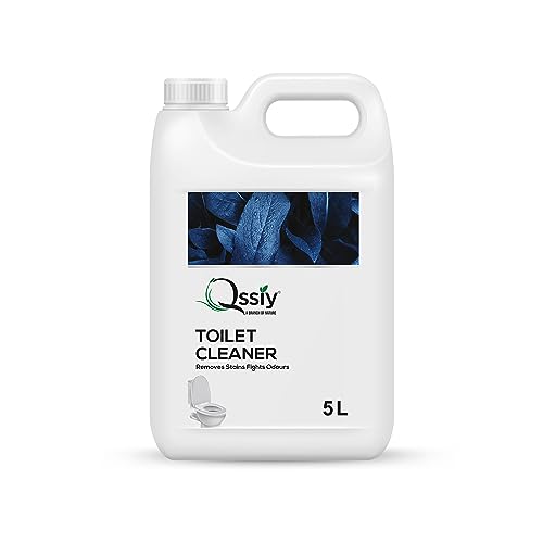 QSSIY Toilet Cleaner Liquid 5L Fresh Scent - Antibacterial Gel for Indian Toilets, Stain & Limescale Remover