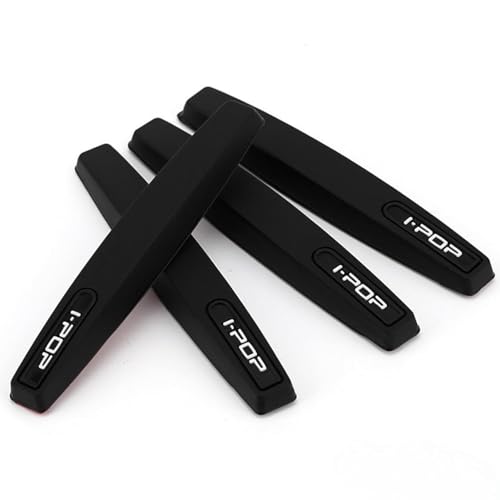 QUALIFT Car Door Edge Guard - Soft Silicone Durable, Shock-Absorbent Accessories for 4-Wheeler Exterior, Sleek & Stylish Car Door Protector, Material for Enhanced Bumper Protection (Black)
