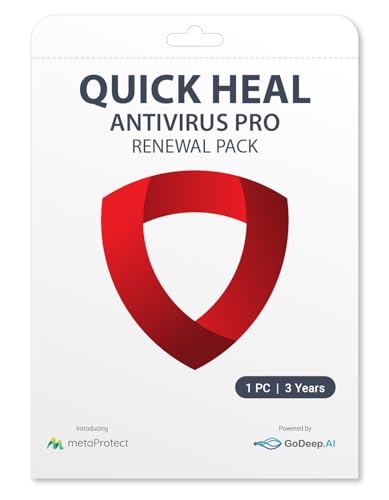 Quick Heal | Antivirus Pro | Renewal Pack | 1 User | 3 Years (Physical Box) | Existing ( 1 User ) Subscription Needed