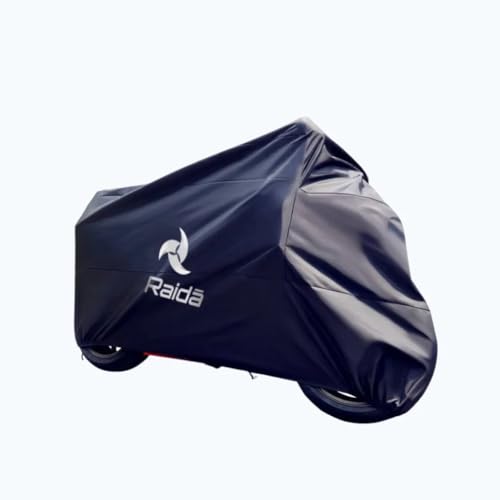 Raida RainPro Bike Cover for RE Continental GT 650 (Navy Blue) Waterproof | Dustproof | with Mirror Pockets