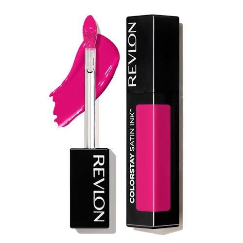 Revlon ColorStay Satin Ink Liquid Lipstick, Longwear Rich Lip Colors, Formulated with Black Currant Seed Oil, 012 Seal the Deal, 5 ml