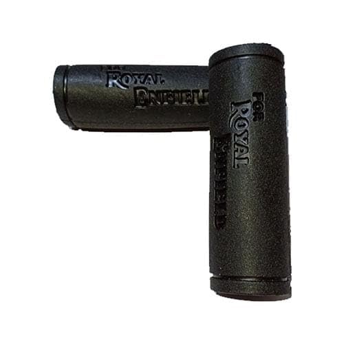 Ride Emerald Rubber Handle Grip Compatible with RE Classic, Electra, Standard 350cc, 500cc Motorcycles (Black Grip)