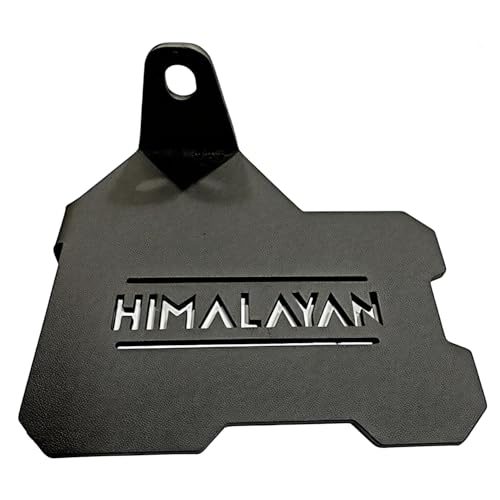 RKS MOTOCARE Heavy Duty Ladies Foot Rest Left Side for Royal Enfield Himalayan 411 & Scram 411 | Laser Cut Metal Step Plate | Rider Footrest Black