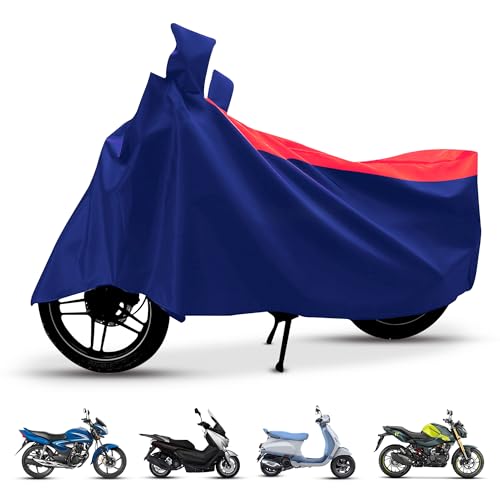 Robustt Bike Cover for Dust with UV Protection, Universal Fit (125cc to 150cc), Water Resistant & All Weather Protection with Two Wheeler Cover | Keeps Bike Cool | Perfect Bike Body Cover