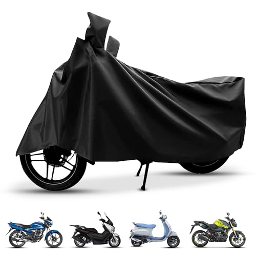 Robustt Bike Cover for Dust with UV Protection, Universal Fit (125cc to 150cc), Water Resistant & All Weather Protection with Two Wheeler Cover | Keeps Bike Cool | Perfect Bike Body Cover