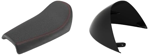 Royal Enfield 1990495 Black Touring Rider Seat Continental Gt 650 & Royal Enfield 1990425 Single Seat Cowl, Black Magic for Continental Gt