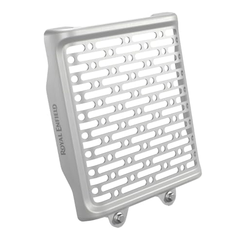 Royal Enfield 1990556 Silver Oil Cooler Guard for Bear 650/ Interceptor 650/ Continental GT 650/ Super Meteor 650/ Shotgun 650