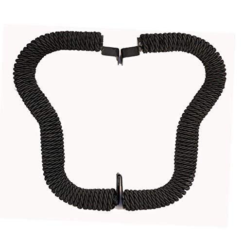 RP BIKE Rear Leg Guard Back Crash Guard Wrapped with Black Rope for Royal Enfield Bullet Classic 350