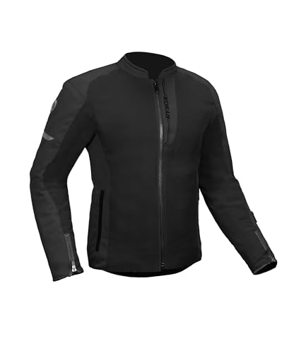 Rynox Cypher GT 2 Jacket - Mesh Motorcycle Riding Jacket | Impact Protection | Abrasion Resistance - Black, 2XL