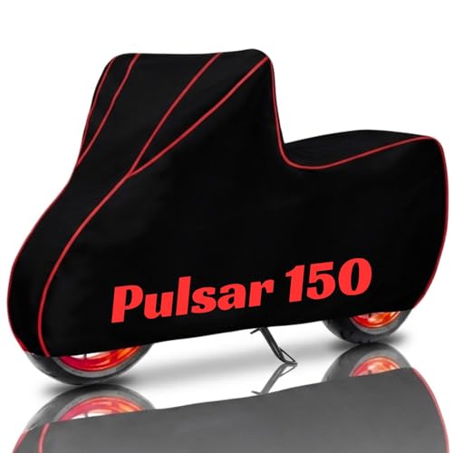 SafeCovers Bike Body Cover for Pulsar 150 Cover for Rain & Dust | Water Resistant, Dustproof, UV Protection, Scratchproof | Heavy Duty Outdoor Motorcycle Cover with Elastic & Windproof Design